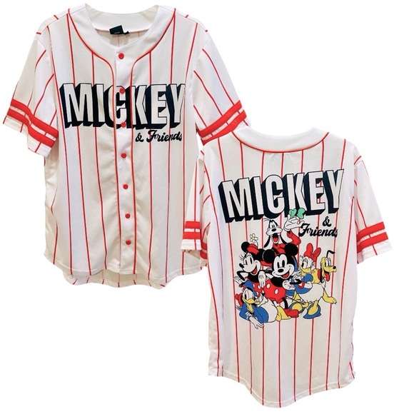 Disney Tops - Disney Mickey and Friends Baseball Jersey Medium